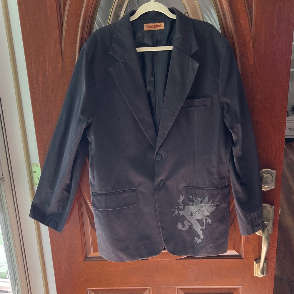 Black Blazer with a dragon on the pocket